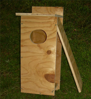 standard wood duck nesting box