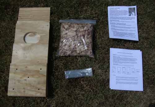 standard wood duck nesting box kit